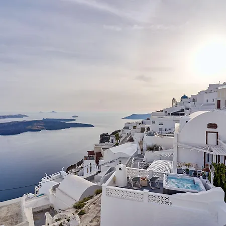 Santorini Mansion At Lägenhet *