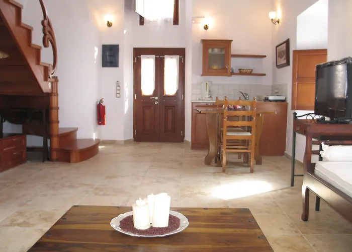 דירה Santorini Mansion At