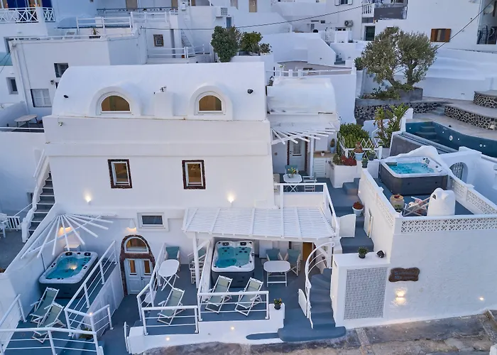 דירה Santorini Mansion At *